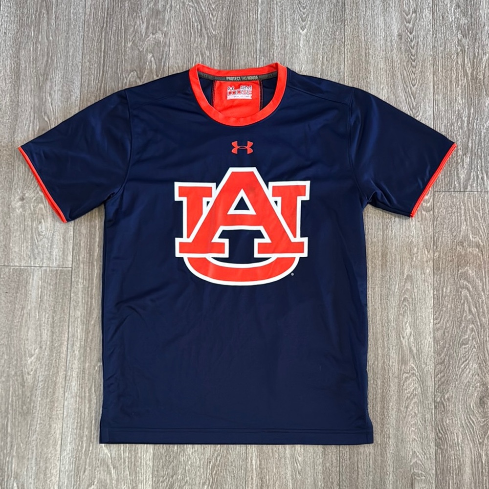 NWT Under Armour Auburn Tigers heatgear mesh shirt men’s sz S